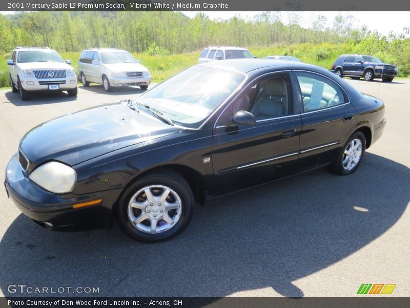 Vibrant White / Medium Graphite 2001 Mercury Sable LS Premium Sedan