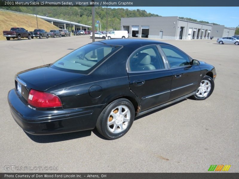 Vibrant White / Medium Graphite 2001 Mercury Sable LS Premium Sedan