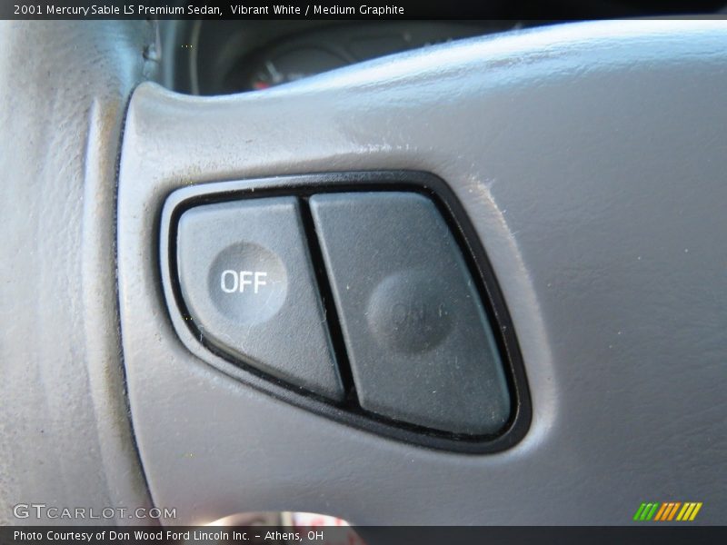 Vibrant White / Medium Graphite 2001 Mercury Sable LS Premium Sedan
