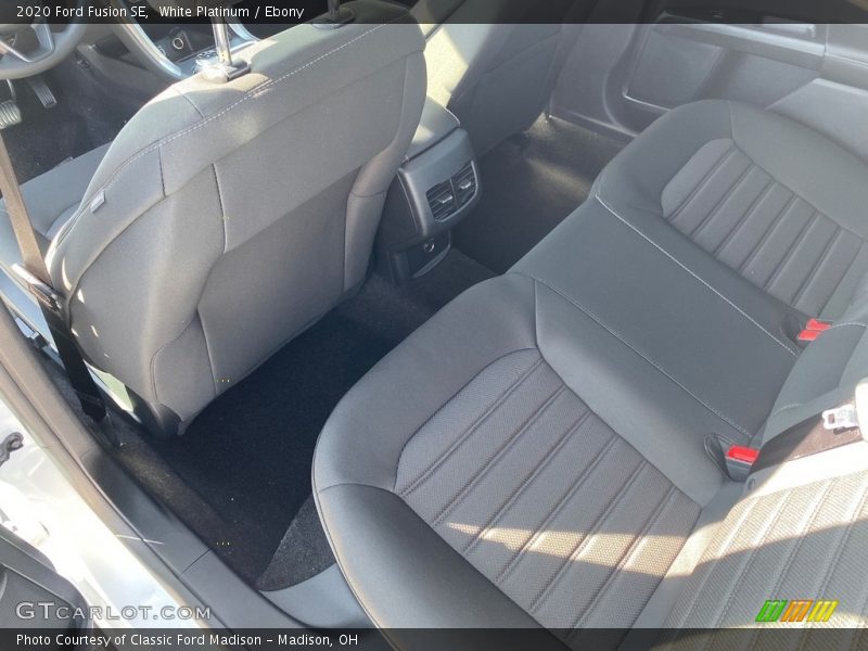 White Platinum / Ebony 2020 Ford Fusion SE