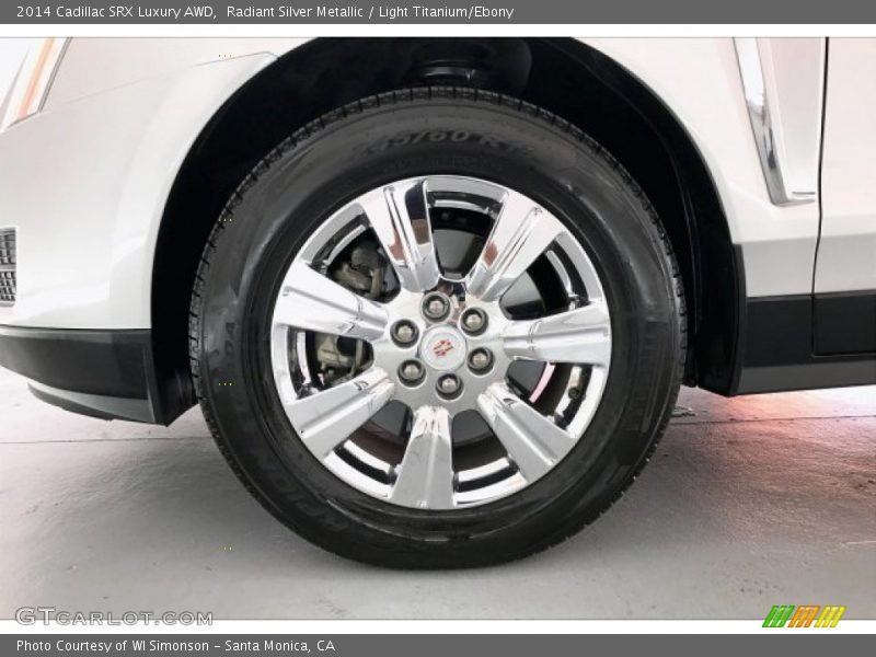 Radiant Silver Metallic / Light Titanium/Ebony 2014 Cadillac SRX Luxury AWD