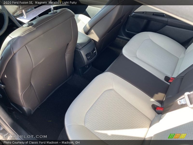 Rear Seat of 2020 Fusion SE