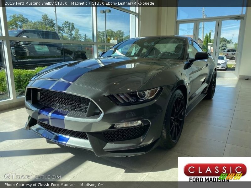 Magnetic / GT350 Ebony Leather/Miko Suede 2019 Ford Mustang Shelby GT350