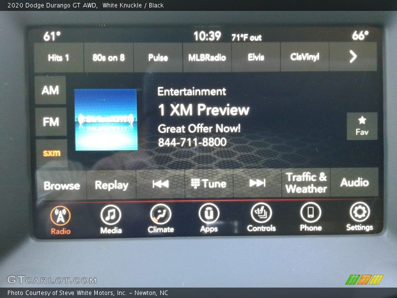 White Knuckle / Black 2020 Dodge Durango GT AWD