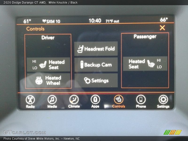 White Knuckle / Black 2020 Dodge Durango GT AWD