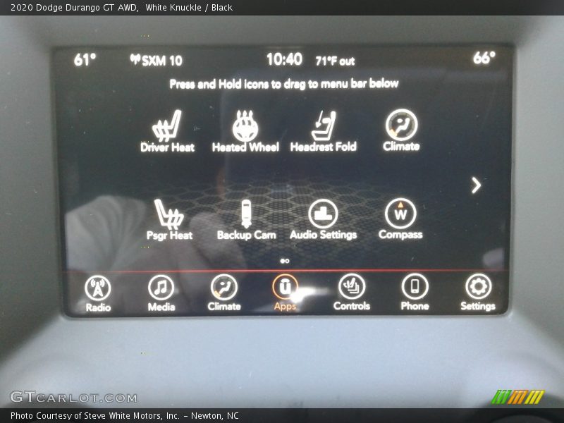 White Knuckle / Black 2020 Dodge Durango GT AWD