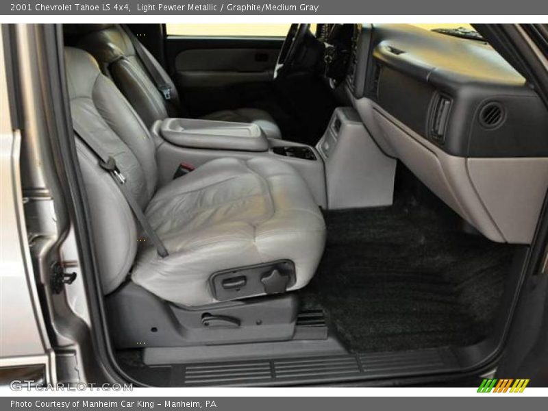 Light Pewter Metallic / Graphite/Medium Gray 2001 Chevrolet Tahoe LS 4x4
