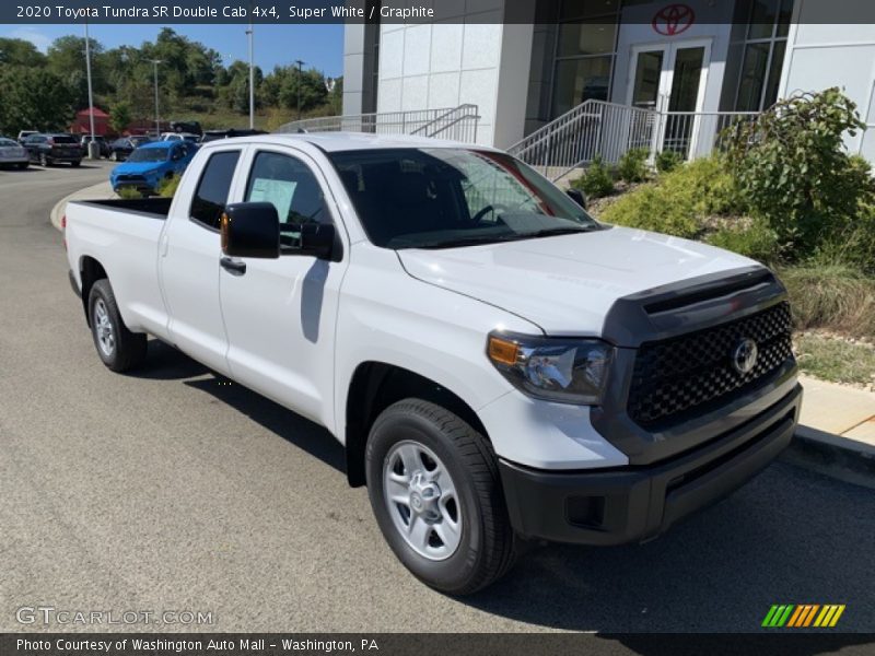 Front 3/4 View of 2020 Tundra SR Double Cab 4x4