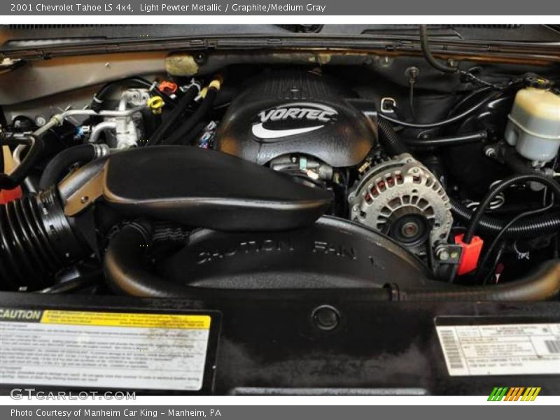 Light Pewter Metallic / Graphite/Medium Gray 2001 Chevrolet Tahoe LS 4x4