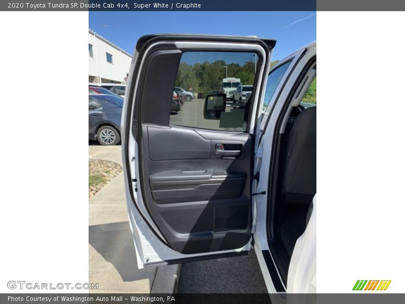 Super White / Graphite 2020 Toyota Tundra SR Double Cab 4x4