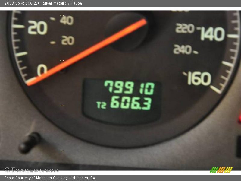 Silver Metallic / Taupe 2003 Volvo S60 2.4