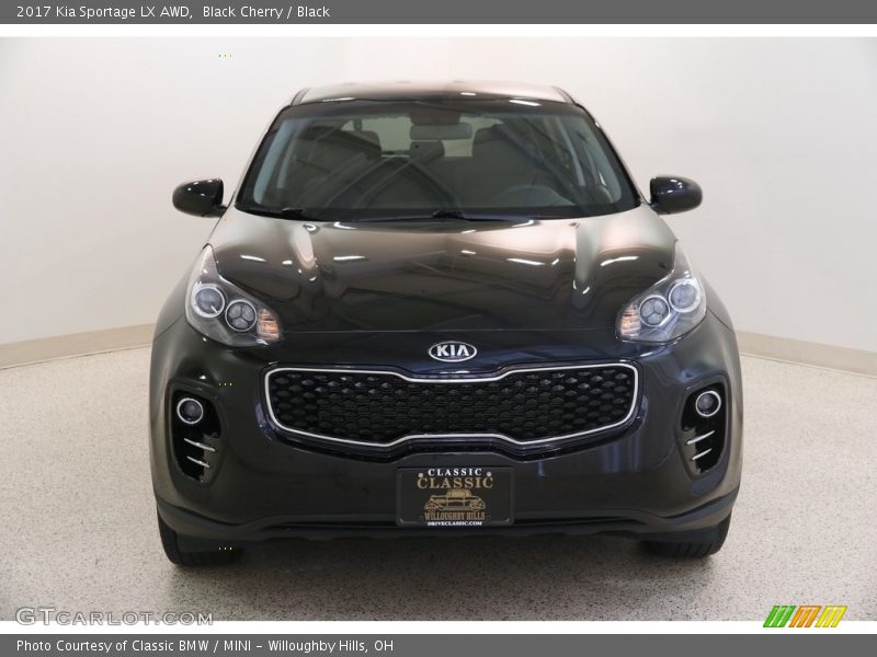 Black Cherry / Black 2017 Kia Sportage LX AWD
