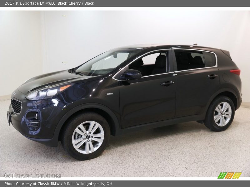 Black Cherry / Black 2017 Kia Sportage LX AWD