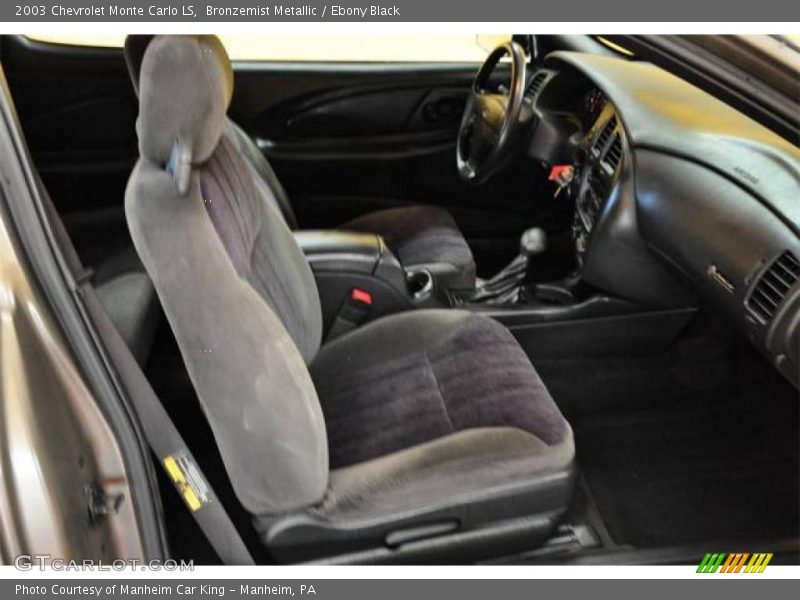 Bronzemist Metallic / Ebony Black 2003 Chevrolet Monte Carlo LS
