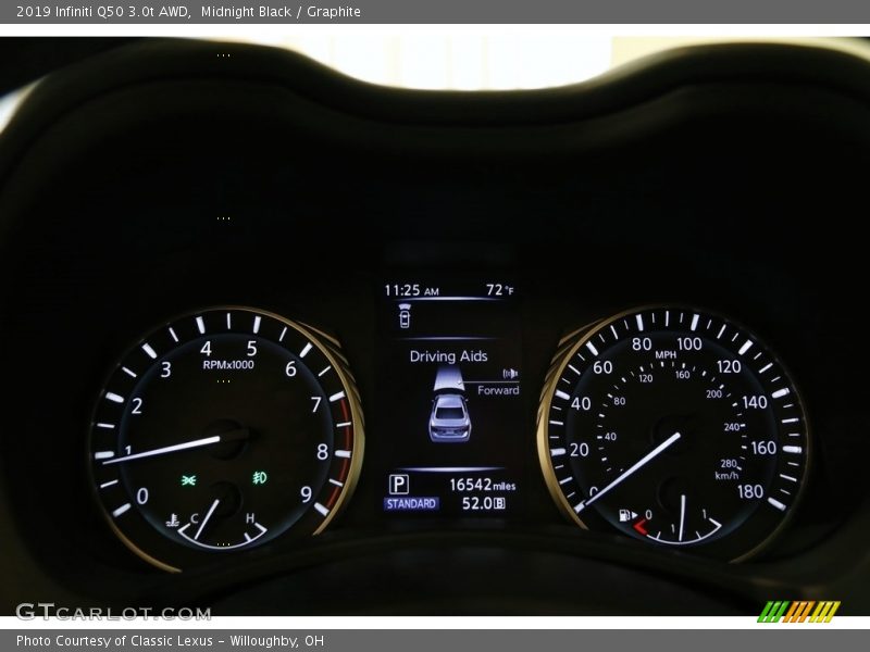 2019 Q50 3.0t AWD 3.0t AWD Gauges Photo No. 135358502