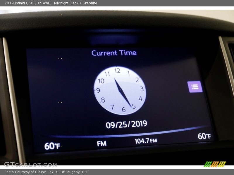 Midnight Black / Graphite 2019 Infiniti Q50 3.0t AWD