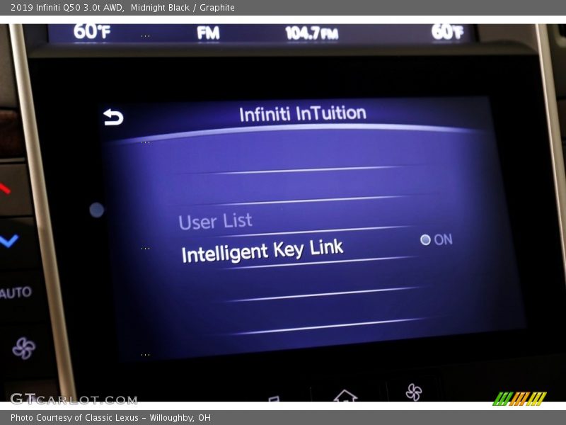 Midnight Black / Graphite 2019 Infiniti Q50 3.0t AWD