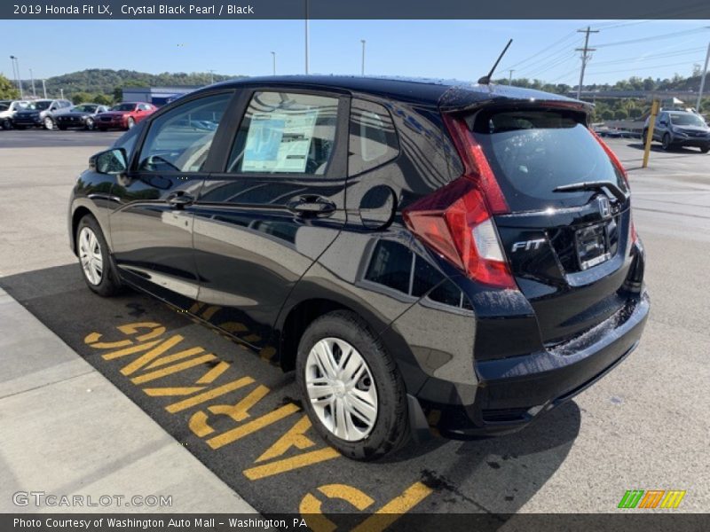 Crystal Black Pearl / Black 2019 Honda Fit LX