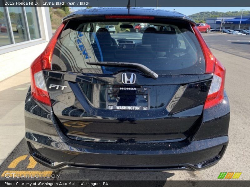 Crystal Black Pearl / Black 2019 Honda Fit LX