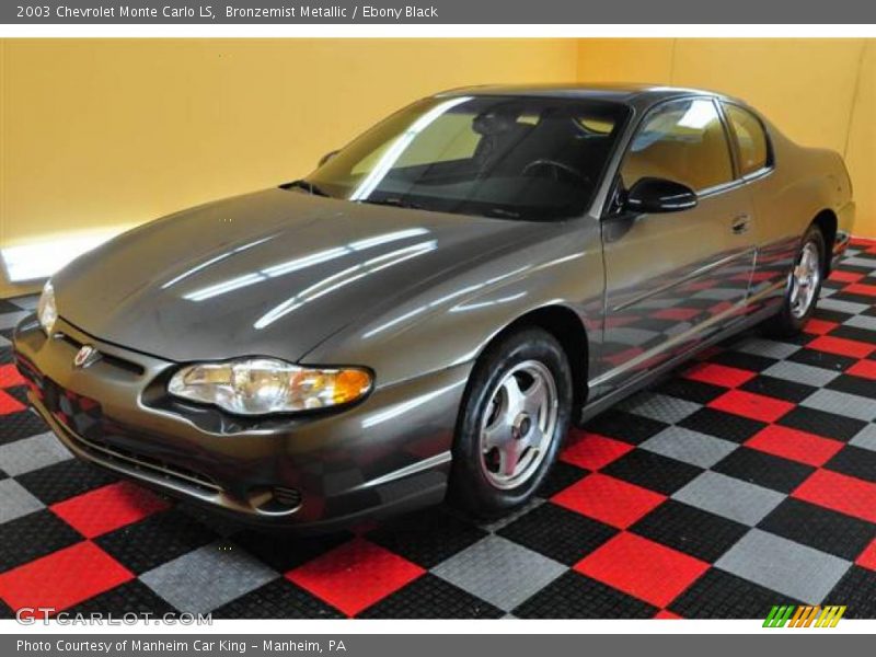 Bronzemist Metallic / Ebony Black 2003 Chevrolet Monte Carlo LS