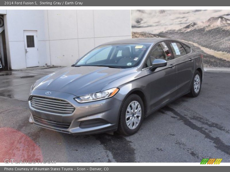 Sterling Gray / Earth Gray 2014 Ford Fusion S