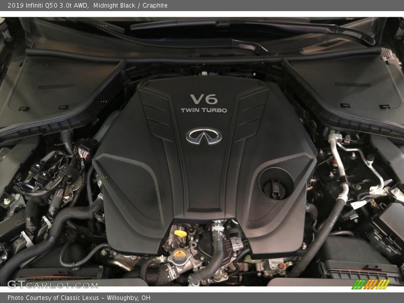  2019 Q50 3.0t AWD Engine - 3.0 Liter Twin-Turbocharged DOHC 24-Valve VVT V6