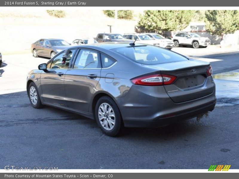 Sterling Gray / Earth Gray 2014 Ford Fusion S