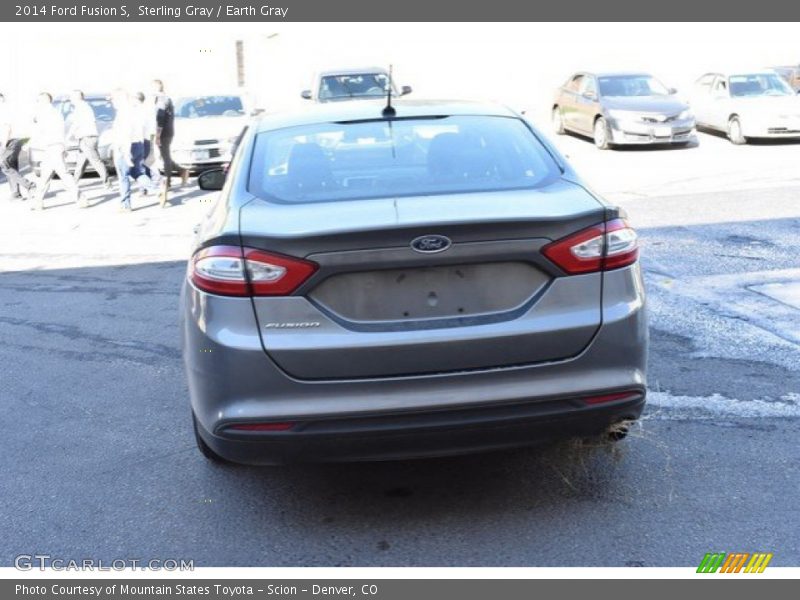 Sterling Gray / Earth Gray 2014 Ford Fusion S