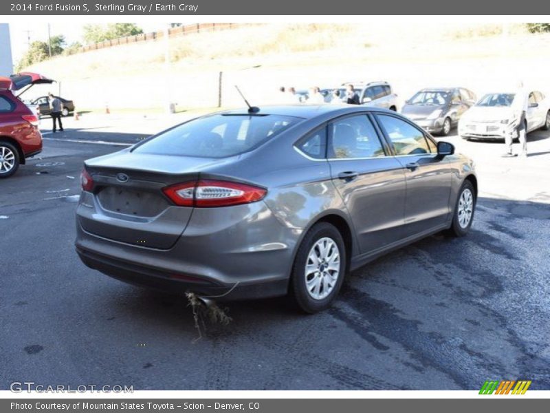 Sterling Gray / Earth Gray 2014 Ford Fusion S