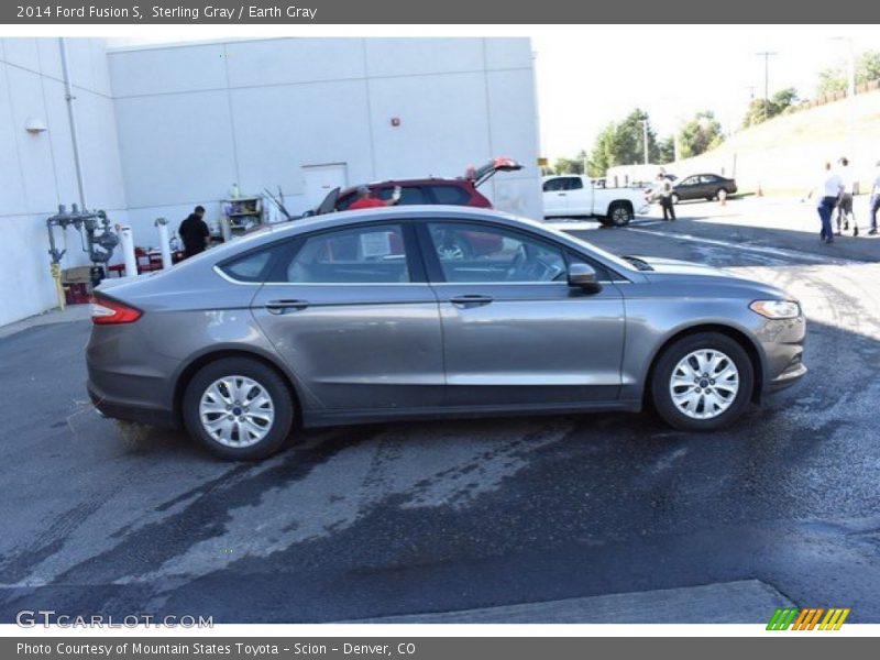 Sterling Gray / Earth Gray 2014 Ford Fusion S