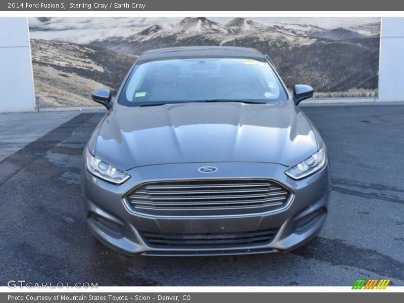 Sterling Gray / Earth Gray 2014 Ford Fusion S