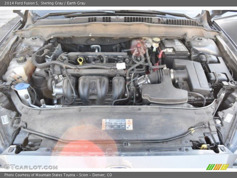 Sterling Gray / Earth Gray 2014 Ford Fusion S