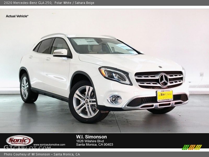 Polar White / Sahara Beige 2020 Mercedes-Benz GLA 250