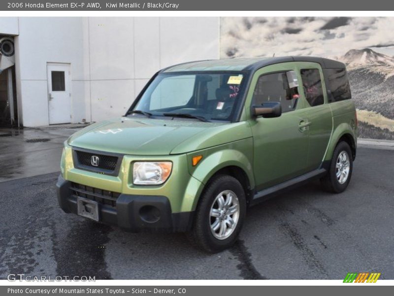 Kiwi Metallic / Black/Gray 2006 Honda Element EX-P AWD