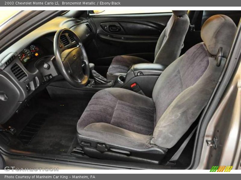 Bronzemist Metallic / Ebony Black 2003 Chevrolet Monte Carlo LS