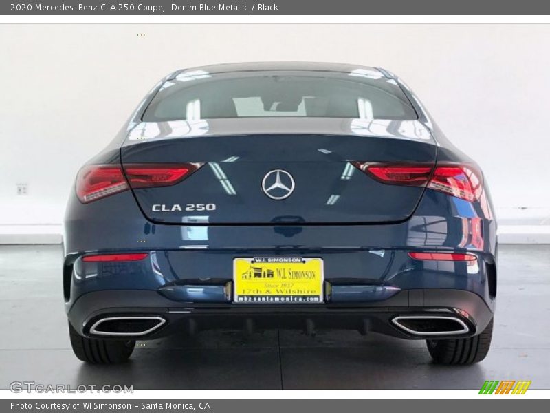 Denim Blue Metallic / Black 2020 Mercedes-Benz CLA 250 Coupe