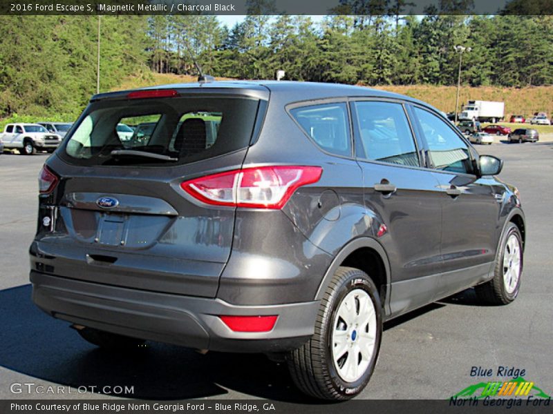 Magnetic Metallic / Charcoal Black 2016 Ford Escape S