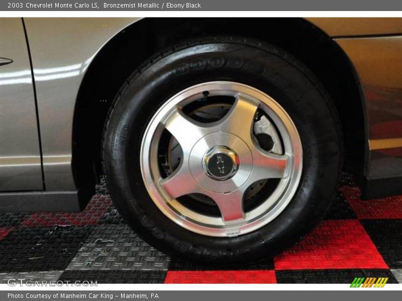 Bronzemist Metallic / Ebony Black 2003 Chevrolet Monte Carlo LS