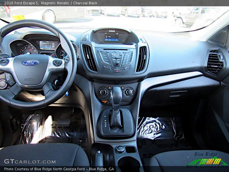 Magnetic Metallic / Charcoal Black 2016 Ford Escape S