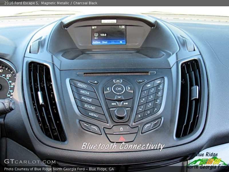 Magnetic Metallic / Charcoal Black 2016 Ford Escape S