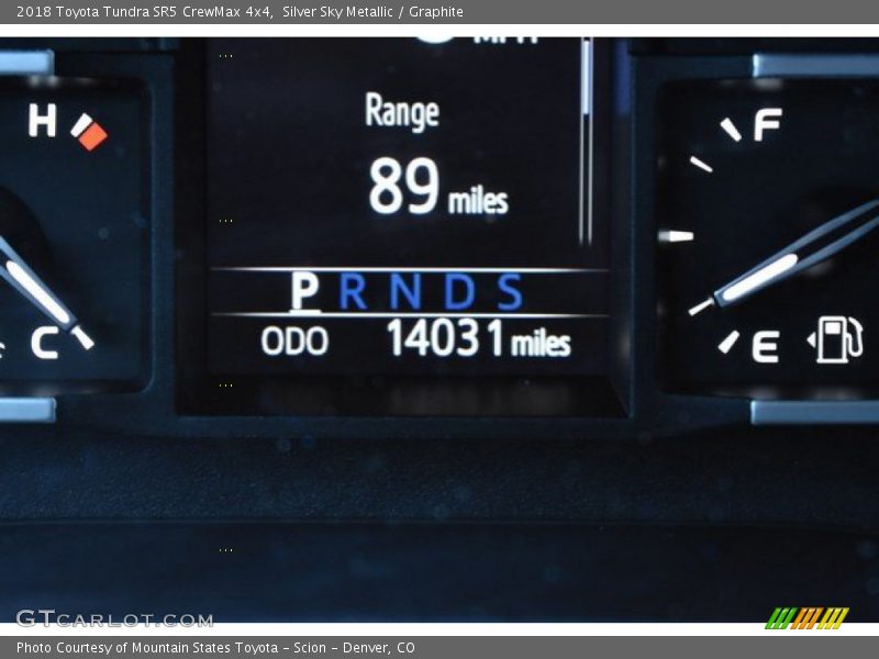 Silver Sky Metallic / Graphite 2018 Toyota Tundra SR5 CrewMax 4x4