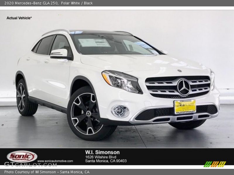 Polar White / Black 2020 Mercedes-Benz GLA 250