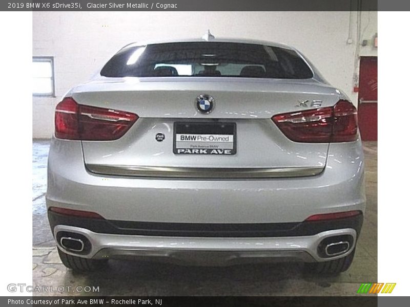 Glacier Silver Metallic / Cognac 2019 BMW X6 sDrive35i