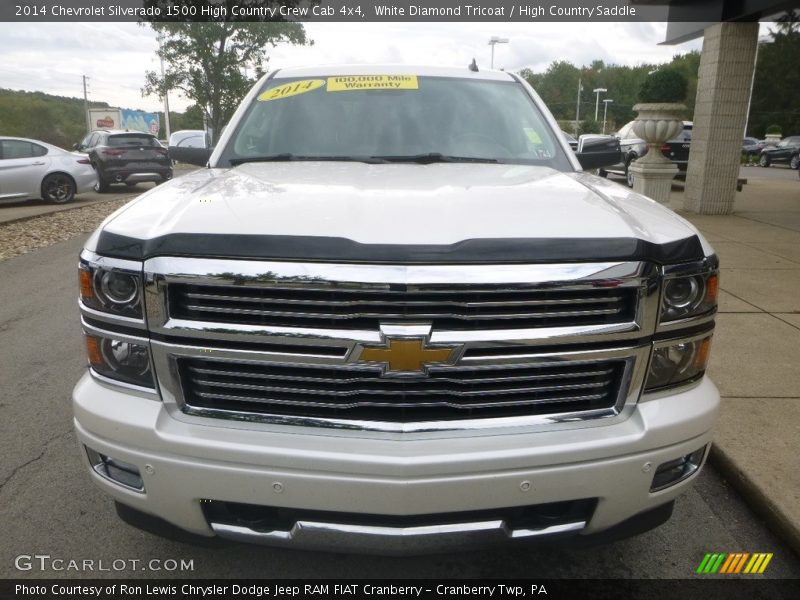 White Diamond Tricoat / High Country Saddle 2014 Chevrolet Silverado 1500 High Country Crew Cab 4x4