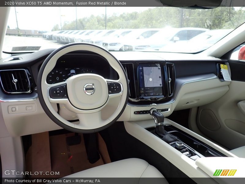  2020 XC60 T5 AWD Momentum Blonde Interior