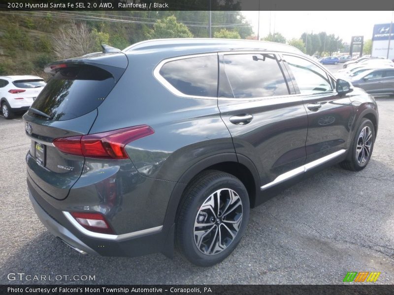 Rainforest / Black 2020 Hyundai Santa Fe SEL 2.0 AWD