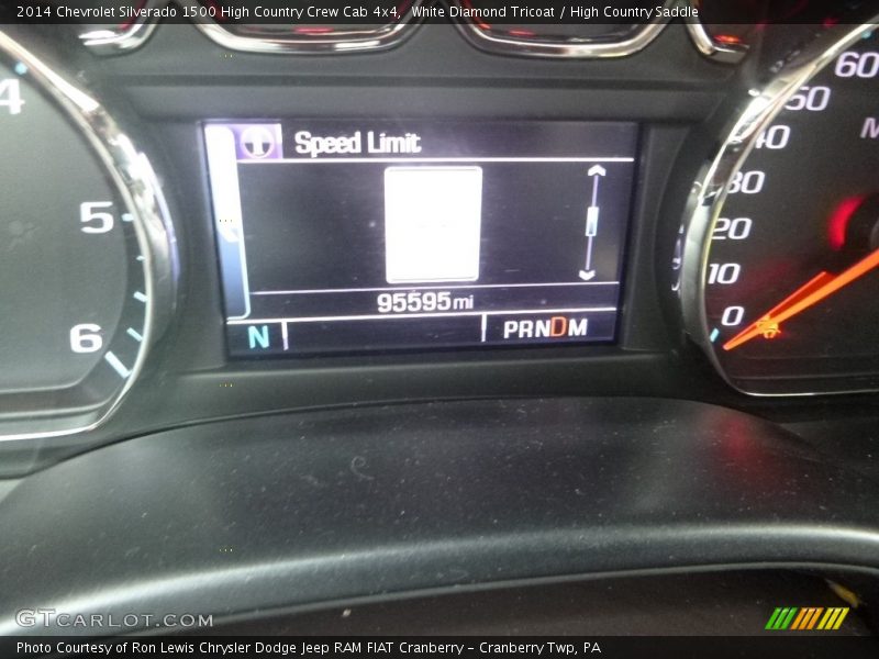 White Diamond Tricoat / High Country Saddle 2014 Chevrolet Silverado 1500 High Country Crew Cab 4x4