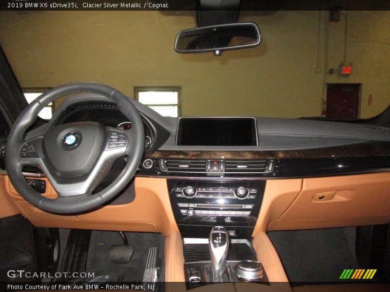 Glacier Silver Metallic / Cognac 2019 BMW X6 sDrive35i