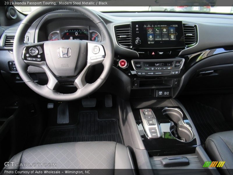 Modern Steel Metallic / Black 2019 Honda Passport Touring