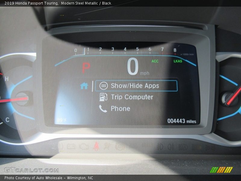 Modern Steel Metallic / Black 2019 Honda Passport Touring